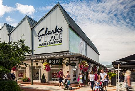 clarks village street shops
